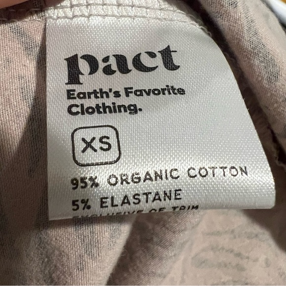 Pact Windswept Oat Fit and Flare Midi Dress size X Small - Picture 12 of 13